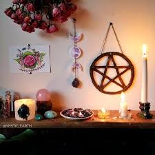 A Witch S Altar Witches Altar Witchcraft Altar Wiccan Altar