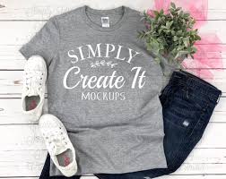 Gildan Mockup Gildan 64000 Sport Grey Fall Mockup T Shirt Mockup Flat Lay Mockup Gildan Sport Grey Unisex Adul In 2020 Adulting Shirts T Shirt Image Shirt Mockup