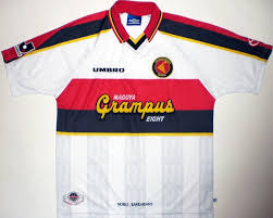 Nagoya grampus eight 1 sanfrecce hiroshima 0: Nagoya Grampus Eight Weg Fussball Trikots 1997 1998