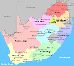 However, the vast majority of black south africans were not enfranchised until 1994. Map Of South Africa