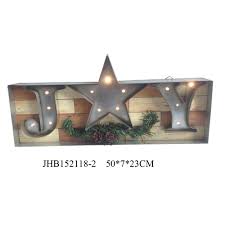 Check spelling or type a new query. Joy Christmas Iron Wall Decoration Led Light Up Christmas Sign Plaque Christmas Trees Decor For Sale