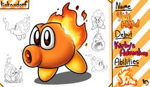 Every Kirby Character Project on X: Hot Head! An enemy whose head is as  hot as it's name is obvious. It spews fire from it's snout, and can shoot  out fireballs as