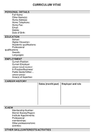 Free downloadable curriculum vitae examples. 17 Free Curriculum Vitae Cv Templates And Examples Word Pdf Purshology