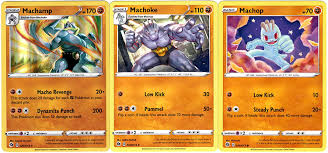 Make sure to check the font, year(s) listed on the card or just check out our ultimate pokemon guide for more information. Amazon Com Pokemon Evolution Set Machamp 026 073 Machoke Machop Champion S Path Holo Rare Card Lot Toys Games