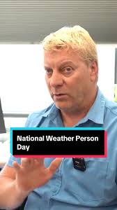 happy #nationalweatherpersonsday to our own in house weather person, M...