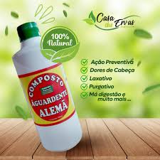 Aguardente Alemã 500 ML - Casa das Ervas Medicinais