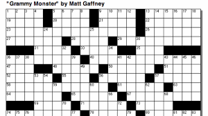 Get hints, track time, print, access previous puzzles and much more. The Weekend Crossword Grammy Monster