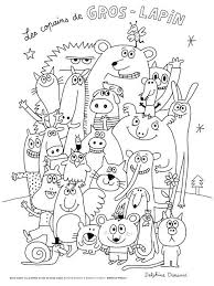 Delphine Durand Mars 2020 Page De Coloriage Coloriage Gros Lapin
