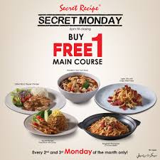 Secret recipe recently launched a promotion of rm10 for a set meal, dine in only. Mark Your Calendars For Every 2nd Secret Recipe Malaysia Facebook