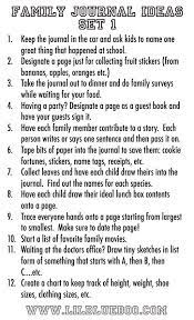 Creating A Family Journal Family Journal Smash Book Create A Family