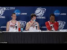 God She S Beautiful College Basketball Player Nigel Hayes Embarrasing Comment At Ncaa Interv College Basketball Players Basketball Players College Basketball