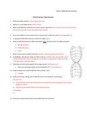 Learn vocabulary, terms and more with flashcards, games and other study tools. 2015 Dna Review Worksheet Answered Docx Name Abdelrahman Hesham Dna Review Worksheet 1 What Does Dna Stand For Deoxyribonucleic Acid 2 Where In A Cell Course Hero