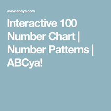 Interactive 100 Number Chart Number Patterns Abcya 100 Number Chart Number Chart Number Patterns