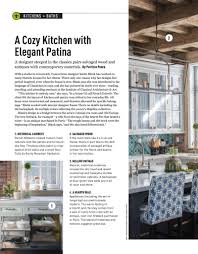 a cozy kitchen with elegant patina