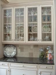 Kitchen Cabinet Glass Inserts Beveled And Frosted Glass Kitchen Regarding Measurem Glass Fronted Kitchen Cabinets Outdoor Kitchen Cabinets Glass Front Cabinets