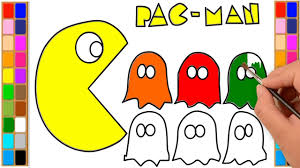 Maybe you would like to learn more about one of these? How To Draw Pac Man Pacman Coloring Pages Drawing For Kids Youtube