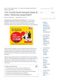 Contoh cv lamaran kerja berikut dapat membantu mu untuk membuat curriculum vitae menarik. Contoh Surat Lamaran Kerja