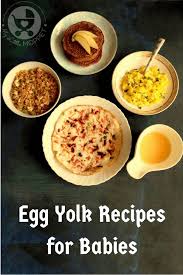 Egg Yolk Mash With Orange Juice For Babies Recipe In 2020 Egg Yolk Recipes Healthy Baby Food Baby Food Recipes