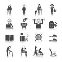 Get daily travel tips & deals! Senior Lifestyle Flat Icons 428097 Vector Art At Vecteezy