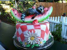 The cake is red velvet with cream cheese icing in between four layers of the cake and a. 16 Raccoon Cakes Ideas Raccoon Cupcake Cakes Cake Decorating