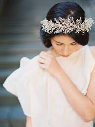 Crystal Astilbe Flower Crown Style 3715 Made To Order Bridal Crown Crystal Crown Hairstyles Wedding Hair Pieces