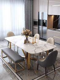 Marble dining table india overstock marble table rectangular white via. Pin By Sam S On Casa Dining Room Table Marble Dining Table Gold Dining Table Marble