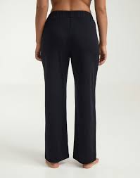 Women's merino wool trousers with wide legs - Free shipping