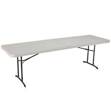 Lifetime 8 Fold In Half Commercial Grade Table Almond Sam S Club Fold In Half Table Half Table Folding Table
