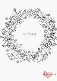 Sweet pastel seamless pattern colorful hand drawing sketch garden flowers and line ,dash leaves in doodle style vector suits for fashion,fabric and all prints on light pink background color. Pin By Eva Janeckova On Sablony Floral Drawing Floral Embroidery Patterns Wreath Drawing