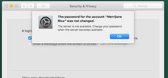 Macbook Won T Let Me Change Password Apple Community