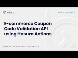 We did not find results for: Create A Coupon Code Validation Api Using Hasura Actions Youtube