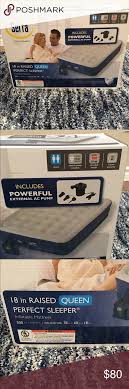 Nwt Serta 18 Raised Queen Air Mattress With Pump Pumps Clothes Design Things To Sell