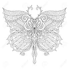 Each printable highlights a word that starts. Beautiful Butterfly For Adult Coloring Book Coloring Page Print On T Shirt Or Other Products Vector Illustration Royalty Free Cliparts Vectors And Stock Illustration Image 119694920