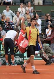The match, which will begin at 9pm. Roland Garros 2007 Novak Djokovic