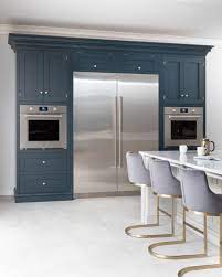 sub zero wolf uk on instagram the perfect three located in andrewryankitchens designed to seamlessly merg blue kitchens kitchen style sub zero appliances