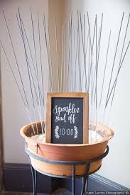 Sparkler Send Off Display For Your Wedding Guests Wedding Exit Idea Katie Jay Cheap Wedding Table Centerpieces Sparkler Send Off Flower Centerpieces Wedding