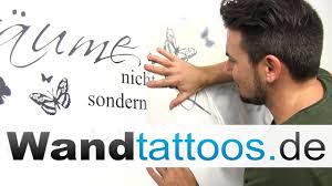 Raufasertapete gibt es seit dem jahr 1864. Wandtattoo Anbringen Anleitung Von Wandtattoos De Youtube