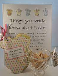 Things You Should Know About Babies Baby Shower Advice Game Etsy In 2021 Baby Shower Advice Easy Baby Shower Games Baby Shower Gifts
