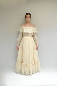 70s Gunne Sax Dress Lace Wedding Dress Off The Shoulder Dresses Gunne Sax Dress Wedding Dresses