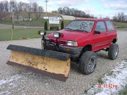 6292668928409 Ford Festiva Plow Truck Weird Cars