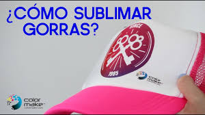 Como Sublimar Gorras Trucker Con Nuestro Equipo Color Make Youtube