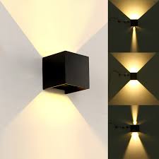 Led Outdoor Wall Sconce Porch Up Down Light Fixtures Waterproof Lamp Exterior Lighting Indoor Modern For Bedroom Garden Home Led Outdoor Wall Lamps Aliexpress