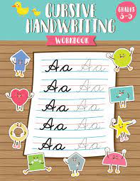 · cursive handwriting printable book: Cursive Handwriting Workbook Cursive Handwriting Book For Kids Grades 3 5 Workbook To Practice Natalie 9781718641327 Amazon Com Books