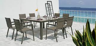 Only recommended for outdoor use. Sigma Hotel Aluminum Dining Furniture Garden Set 8 Seat Outdoor Swimming Pool Dining Table Set Patio Balcony Table And Chair Buy Outdoor Furniture Dining Table Set Garden Set Product On Alibaba Com