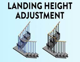 If the wood is thick, this can throw off your measurement by a few inches. Revit Railings Tutorial Add A Landing Height Adjustment Revit Pure