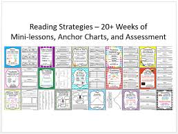 Reading Strategies Package 20 Weeks Of Mini Lessons