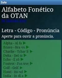 Everything you wanted to know, from alpha to zulu. Zulu Nato Phonetic Alphabet 1 0 Free Download