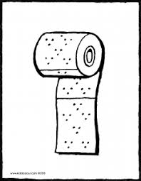 Free coloring sheets to print and download. A Roll Of Toilet Paper Kiddicolour