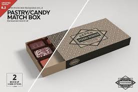 Match Box Style Packaging Mockup Packaging Mockup Fashion Box Food Box Packaging