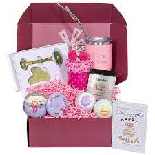 Please don't buy her a teddy bear. Amazon Com Birthday Gifts For Women Best Gift Box Basket For Wife Mom Daughter Girlfriend Sister Best Friend Mother Care Package Present For Her With 7 Premium Unique Gifts Happy
